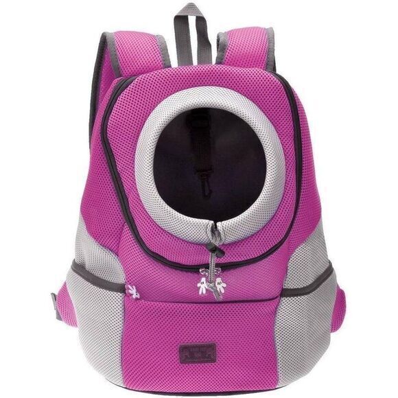 Comfortable Dog Cat Carrier‎ Backpack Bag Pink - Picture 1 of 7